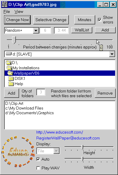Automatic Wallpaper Changer Screenshot